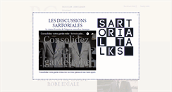 Desktop Screenshot of parisiangentleman.fr